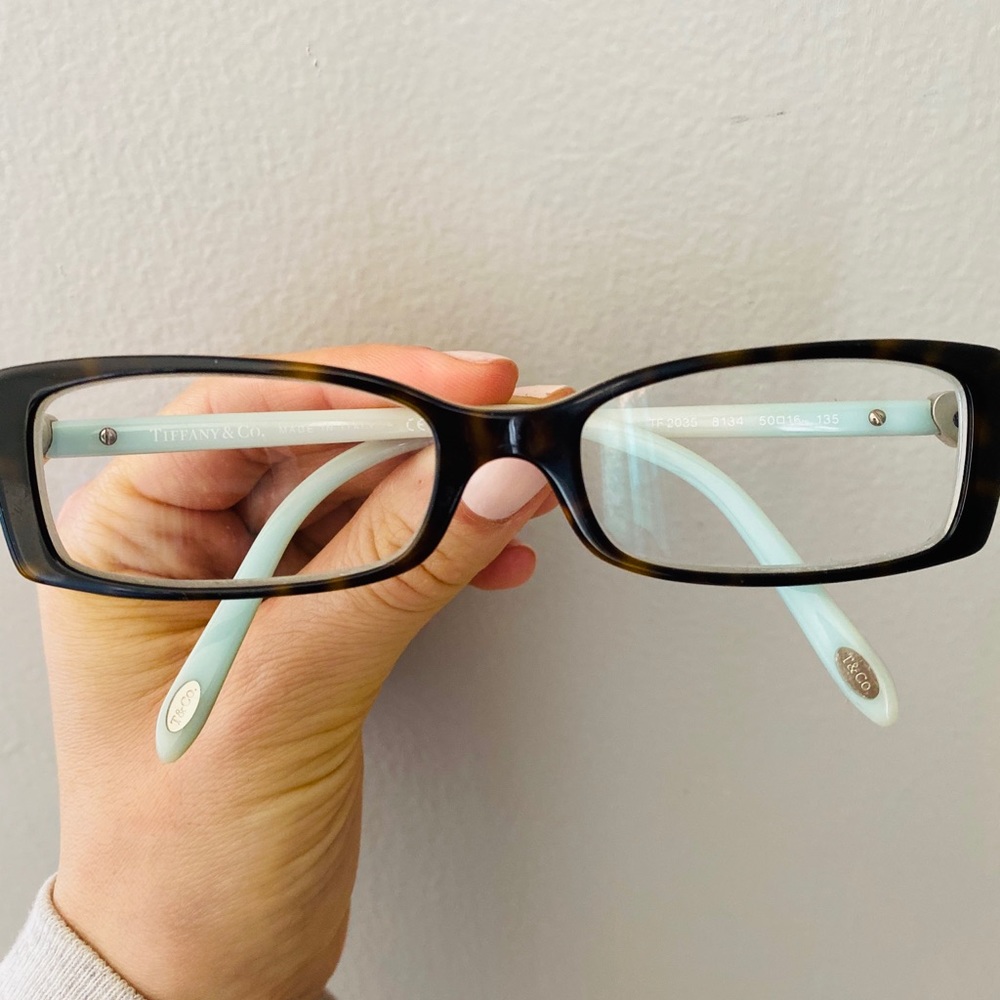 Authentic Tiffany & Co Brown and Turquoise Frames